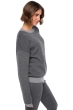 Baumwolle & Cashmere kaschmir pullover damen baumwolle cashmere stormie black grey marl l